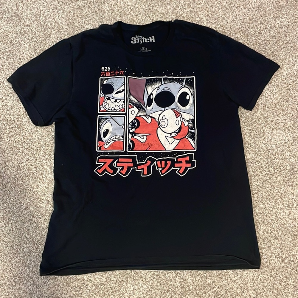 lilo and stitch japanese t-shirt